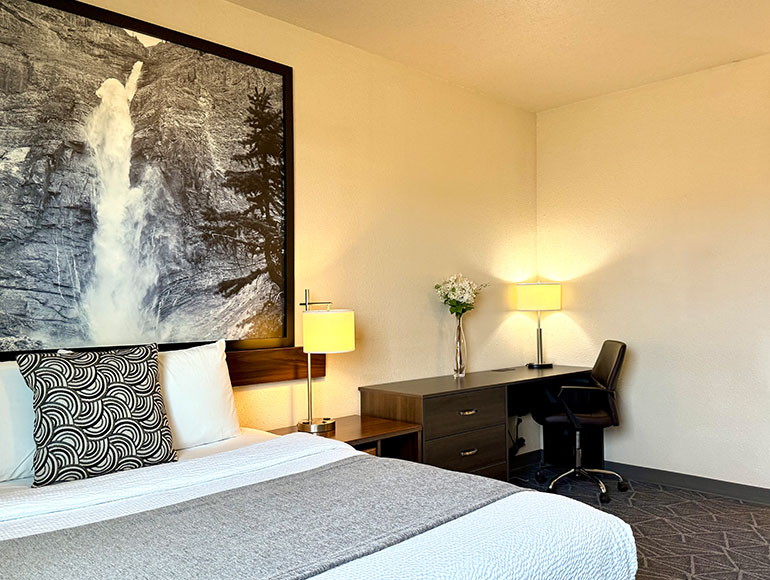 1 Queen Bed, Kitchen Room, Cooktop